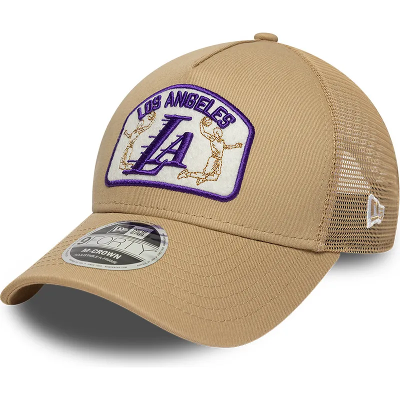 sapkak-ivelt-bezs-snapback-9forty-m-crown-a-frame-los-angeles-lakers-nba-new-era