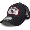 morkbla-trucker-keps-9forty-m-crown-a-frame-los-angeles-dodgers-mlb-fran-new-era
