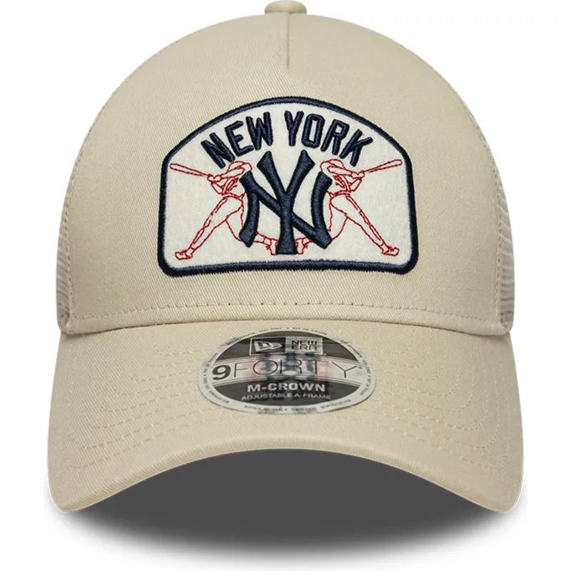 cap-ivelt-bezhov-snapbek-9forty-m-crown-a-frame-new-york-yankees-mlb-new-era