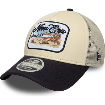 Cap ívelt бежов снапбек 9FORTY M-Crown New Era