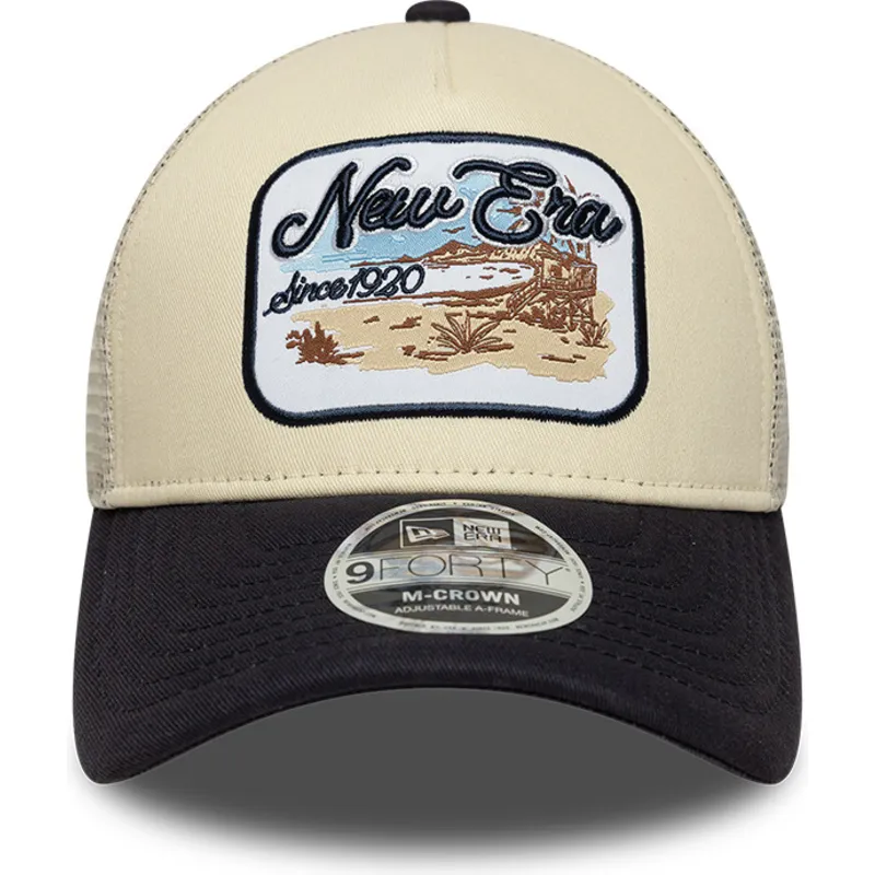 cap-ivelt-bezhov-snapbek-9forty-m-crown-new-era
