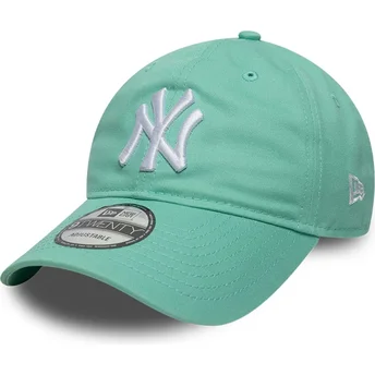 Sapkák ívelt zöld állítható 9TWENTY League Essential New York Yankees MLB New Era