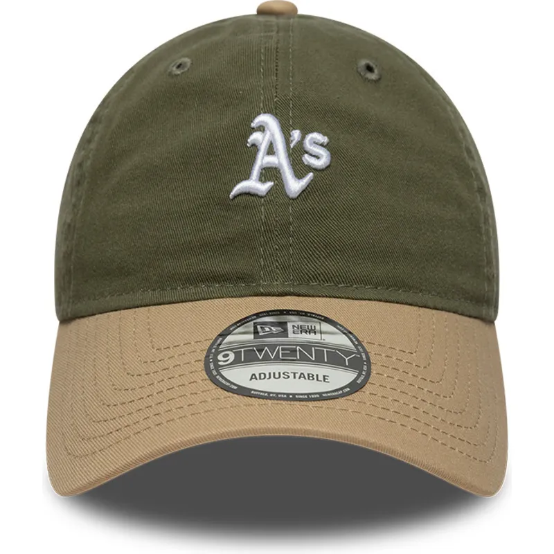 sapkak-ivelt-tobbszinu-allithato-9twenty-mini-washed-contrast-oakland-athletics-mlb-new-era