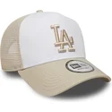 cap-ivelt-bezhov-snapbek-a-frame-league-essential-los-angeles-dodgers-mlb-new-era