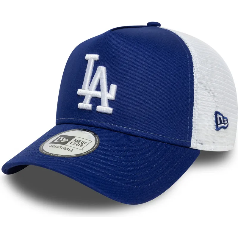 gorra-trucker-azul-a-frame-side-patch-de-los-angeles-dodgers-mlb-de-new-era