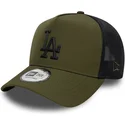 new-era-black-logo-a-frame-sport-los-angeles-dodgers-mlb-green-trucker-hat