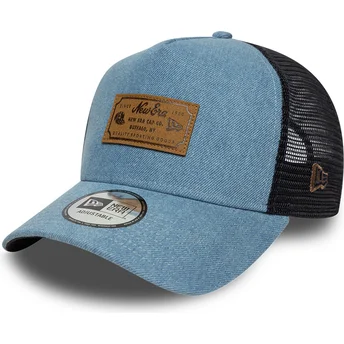Cap ívelt син снапбек A Frame New Era