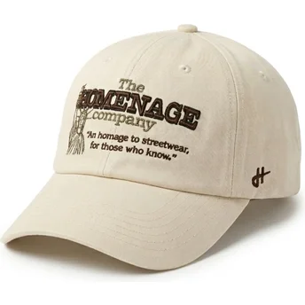 Böjd beige justerbar keps Statue Just Kids The 90s från Homenage