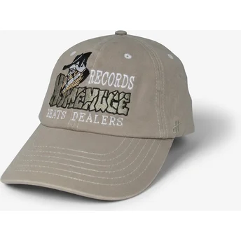 Gorra curva gris ajustable Records Music Shapes Identity The 90s de Homenage