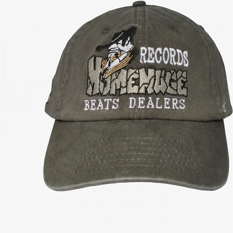 gorra-curva-gris-oscuro-ajustable-records-music-shapes-identity-the-90s-de-homenage