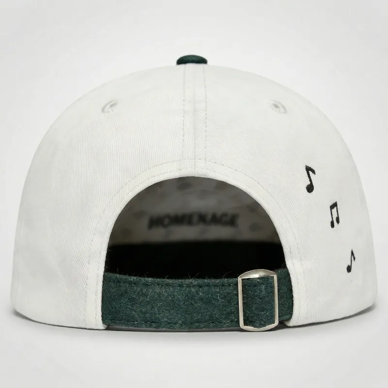 homenage-curved-brim-music-world-music-shapes-identity-the-90s-khaki-and-green-adjustable-cap