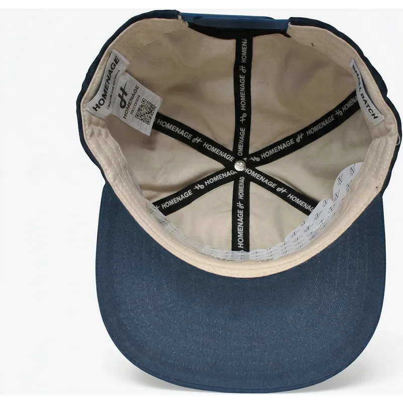 gebogene-marineblaue-snapback-kappe-money-music-shapes-identity-the-snap-von-homenage