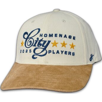 Sapkák ívelt khaki snapback marrón Suede Players Sport The Ball Homenage