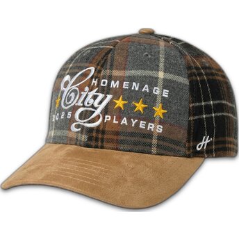 Sapkák ívelt többszínű snapback Plaid Players Sport The Ball Homenage