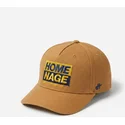 homenage-curved-brim-decker-workwear-the-retro-brown-snapback-cap