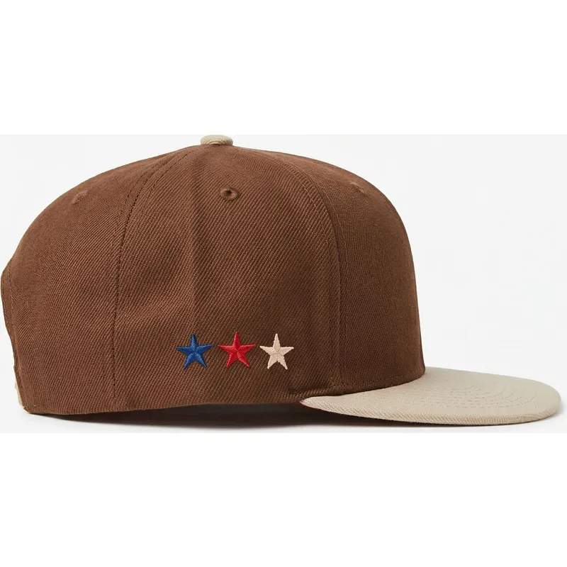 homenage-flat-brim-squadron-military-surplus-the-retro-dark-brown-snapback-cap