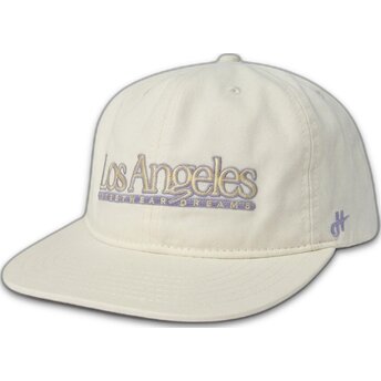 Sapkák lapos krémszínű snapback Angeles Skylines The Snap Homenage