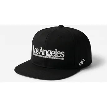 Gorra plana negra snapback Los Angeles Skylines The Snap de Homenage