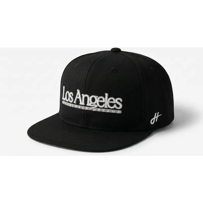 schwarze-flache-snapback-kappe-los-angeles-skylines-the-snap-von-homenage