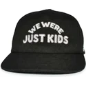 svart-bojd-keps-snapback-just-kids-outline-the-retro-fran-homenage