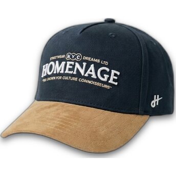 Sapkák ívelt sötétkék snapback marrón Vintage Liberty Sport The Retro Homenage