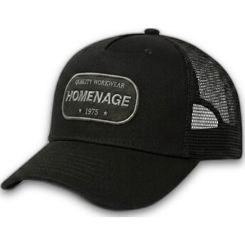 Sapkák ívelt fekete snapback The Trucker Work 1975 Workwear The Homenage