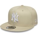 sapkak-lapos-bezs-snapback-9fifty-league-essential-new-york-yankees-mlb-new-era