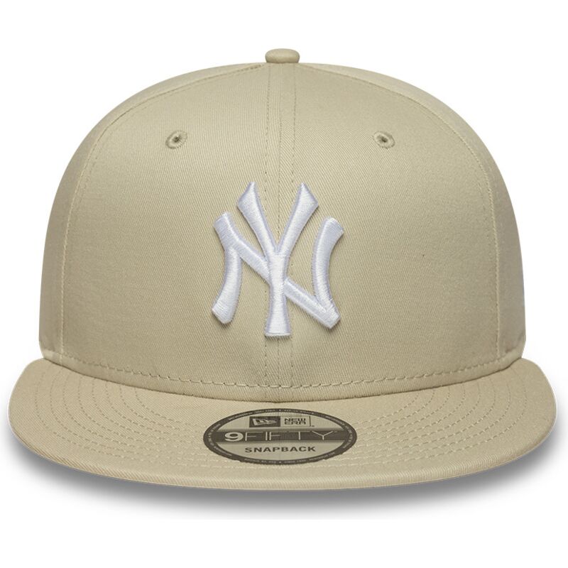 sapkak-lapos-bezs-snapback-9fifty-league-essential-new-york-yankees-mlb-new-era