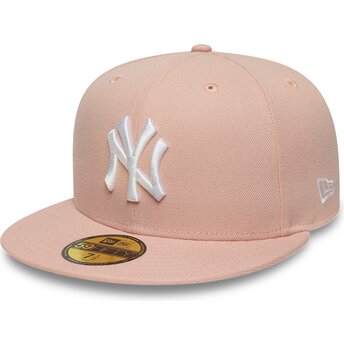Sapkák lapos rózsaszín illesztett 59FIFTY League Essential New York Yankees MLB New Era