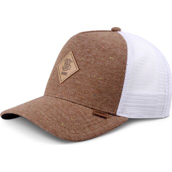 Gorra trucker marrón y negra HFT JerseySpots de Djinns