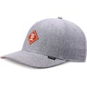 graue-verstellbare-curved-cap-mit-rotem-truefit-oxfordcontra-logo-von-djinns