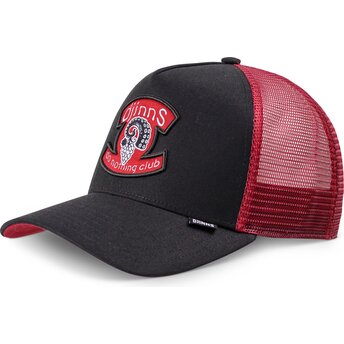 Sapkák ívelt fekete snapback HFT OctoGrape Djinns