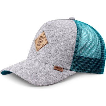 Djinns HFT ColourMelange Grey and Blue Trucker Hat