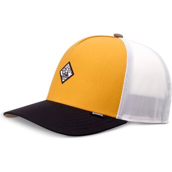 Mehrfarbige Trucker-Cap HFT MoBeSea Mustard von Djinns