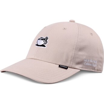 Gorra curva beige ajustable Guy in a Cup de Djinns