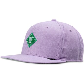 Sapkák lapos lila snapback OxfordContra Djinns