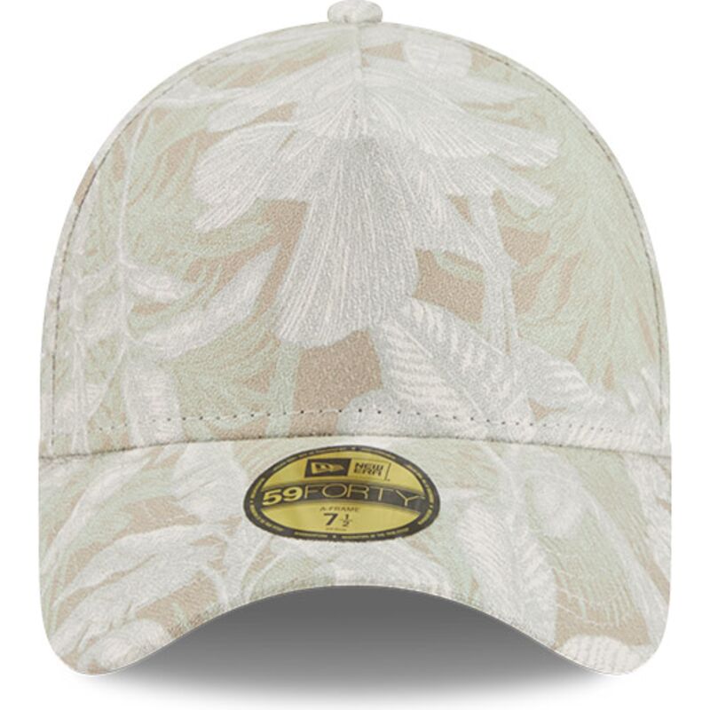 new-era-curved-brim-59forty-a-frame-leafy-palm-beige-fitted-cap