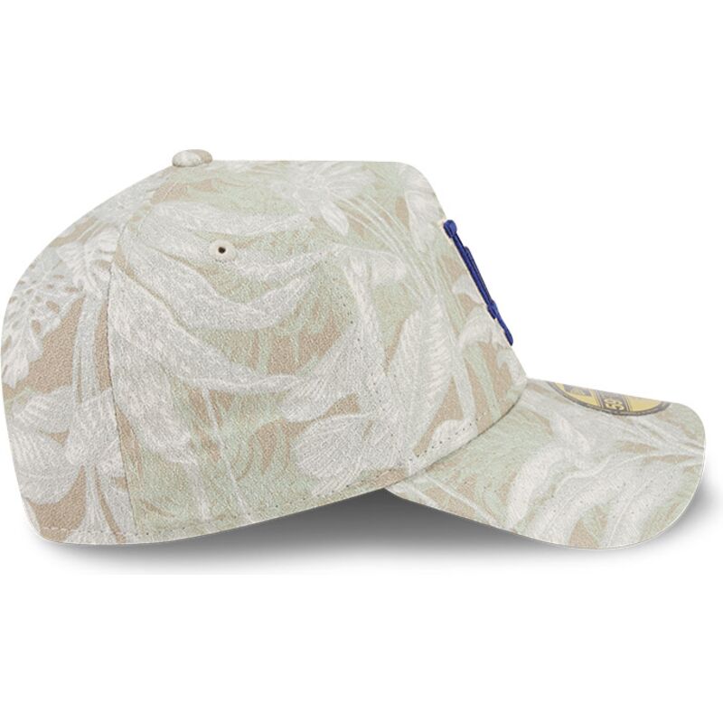 beige-gebogene-verstellbare-59forty-a-frame-leafy-palm-kappe-der-los-angeles-dodgers-mlb-von-new-era