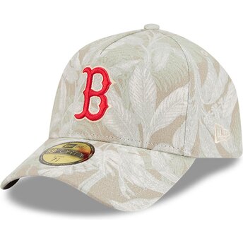 Cap ívelt бежов регулиран 59FORTY A Frame Leafy Palm Boston Red Sox MLB New Era