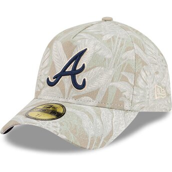 Cap ívelt бежов регулиран 59FORTY A Frame Leafy Palm Atlanta Braves MLB New Era