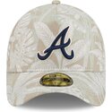 cap-ivelt-bezhov-reguliran-59forty-a-frame-leafy-palm-atlanta-braves-mlb-new-era