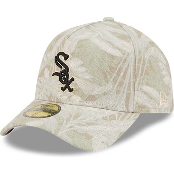 Cap ívelt бежов регулиран 59FORTY A Frame Leafy Palm Chicago White Sox MLB New Era