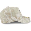 beige-gebogene-verstellbare-59forty-a-frame-leafy-palm-kappe-der-chicago-white-sox-mlb-von-new-era