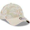 sapkak-ivelt-bezs-allithato-9twenty-leafy-palm-new-york-yankees-mlb-new-era