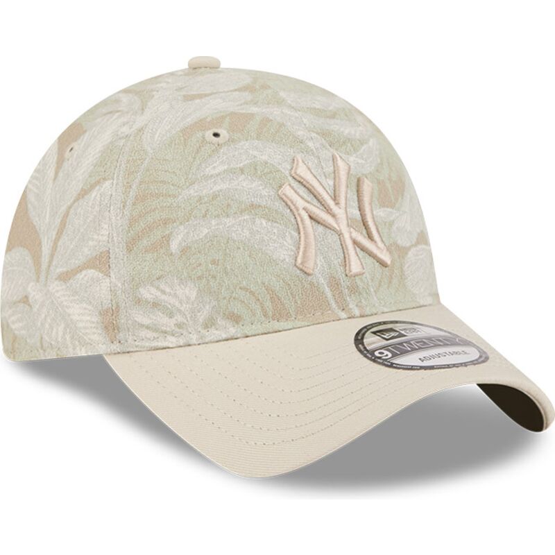 sapkak-ivelt-bezs-allithato-9twenty-leafy-palm-new-york-yankees-mlb-new-era