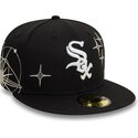 cap-lapos-cheren-reguliran-59fifty-zodiac-chicago-white-sox-mlb-new-era