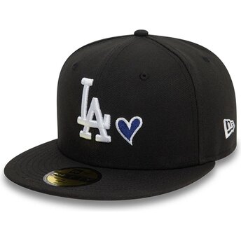Sapkák lapos fekete illesztett 59FIFTY Heart Icon Los Angeles Dodgers MLB New Era
