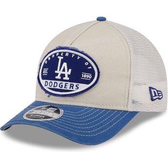 Sapkák ívelt többszínű snapback 9FORTY M-Crown A Frame Fray Los Angeles Dodgers MLB New Era