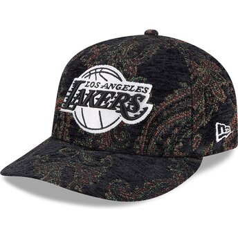 Gorra curva multicolor ajustada 59FIFTY Pre-Curved Jacquard Chenille de Los Angeles Lakers NBA de New Era