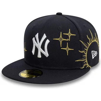 Sapkák lapos sötétkék illesztett 59FIFTY Zodiac New York Yankees MLB New Era